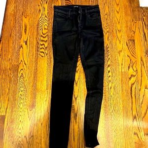 J brand super skinny size 0 black jeans